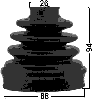 0515-BL23MT - BOOT INNER CV JOINT KIT 88X94X26