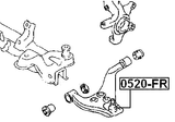 0520-FR - BALL JOINT FRONT LOWER ARM