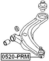 0520-PRM - BALL JOINT FRONT LOWER ARM