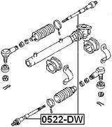0522-DW - STEERING TIE ROD