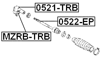 0522-EP - STEERING TIE ROD