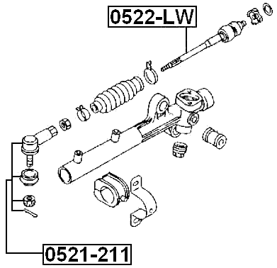 0522-LW - STEERING TIE ROD