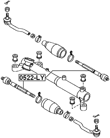 0522-LY - STEERING TIE ROD