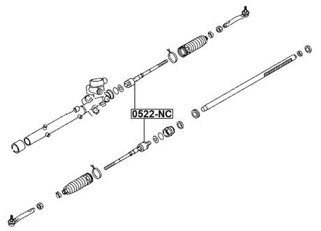 0522-NC - STEERING TIE ROD