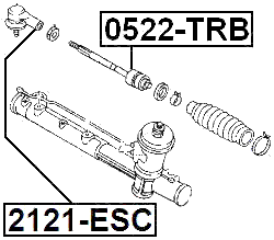 0522-TRB - STEERING TIE ROD