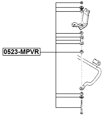 0523-MPVR - REAR STABILIZER LINK