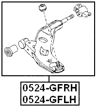 0524-GFRH - RIGHT FRONT ARM