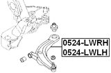 0524-LWLH - LEFT FRONT ARM