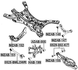 0525-BMLOWR - REAR LOWER TRANSVERSE LINK
