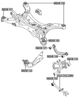 0525-CX5LOWR - REAR LOWER TRANSVERSE LINK