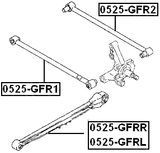 0525-GFR2 - REAR TRANSVERSE LINK