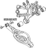 0529-002-KIT - REPAIR KIT, CAMBER ADJUSTING ECCENTRIC BOLT