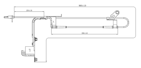 05606-001 - ABS SENSOR FRONT LEFT
