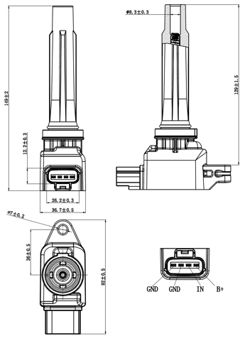 05640-002 - IGNITION COIL