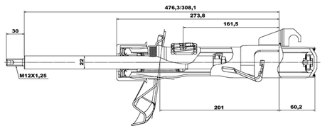 05665298FL - SHOCK ABSORBER FRONT LEFT