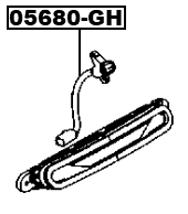 05680-GH - TAILGATE RELEASE BUTTON