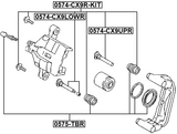 0574-CX9UPR - REAR CALIPER SLIDE PIN