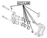 0575-LWF - FRONT BRAKE CALIPER REPAIR KIT (SET FOR TWO SIDES)