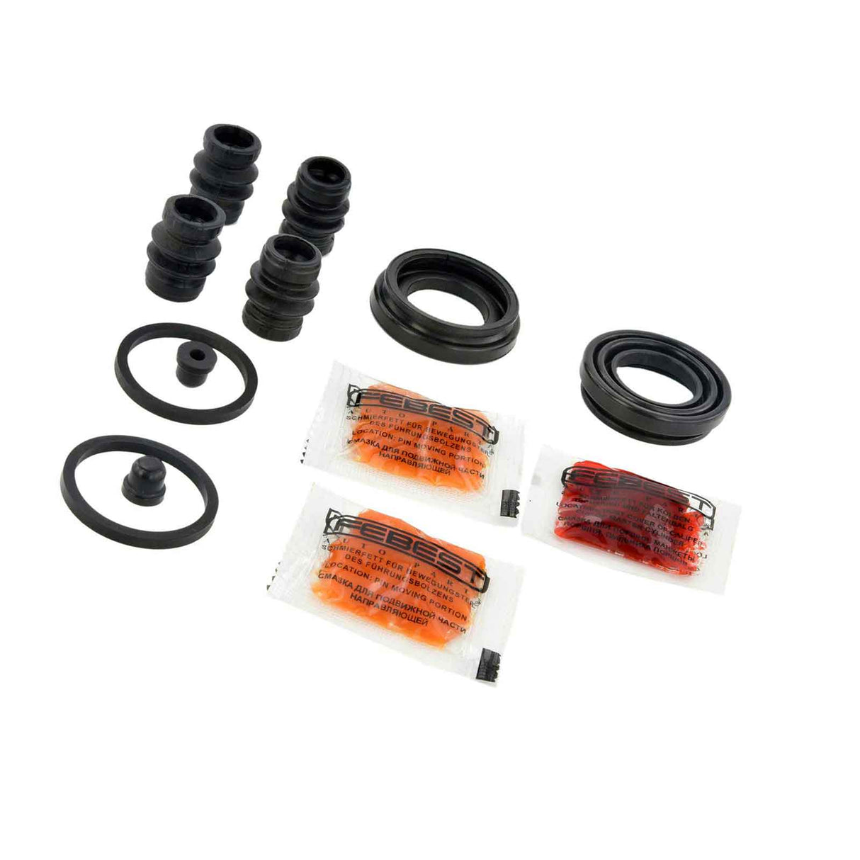 0575-MZ6GGR - REAR BRAKE CALIPER REPAIR KIT (SET FOR TWO SIDES) Braking System, Brake Caliper Repair Kits