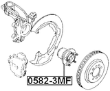0582-3MF - FRONT WHEEL HUB