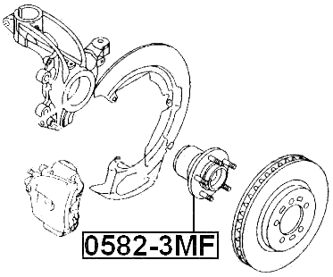 0582-3MF - FRONT WHEEL HUB