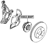 0582-BMF - FRONT WHEEL HUB
