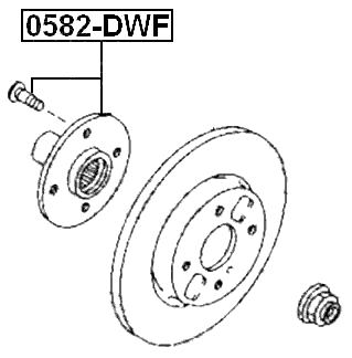 0582-DWF - FRONT WHEEL HUB