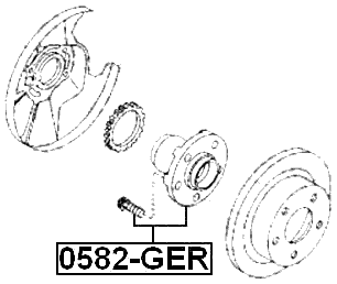 0582-GER - REAR WHEEL HUB