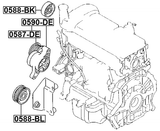 0587-DE - PULLEY TENSIONER KIT