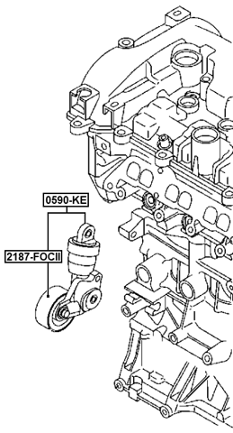 0590-KE - BELT TENSIONER