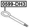 0599-DH3 - TOW HOOK