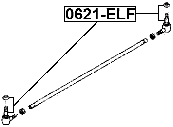0621-ELF - STEERING TIE ROD END