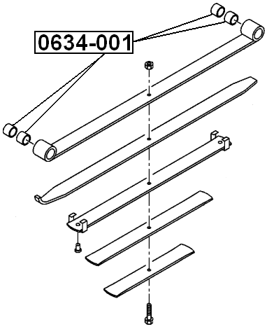 0634-001 - LEAF SPRING BUSHING COLLAR