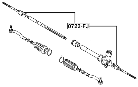 0722-FJ - STEERING TIE ROD