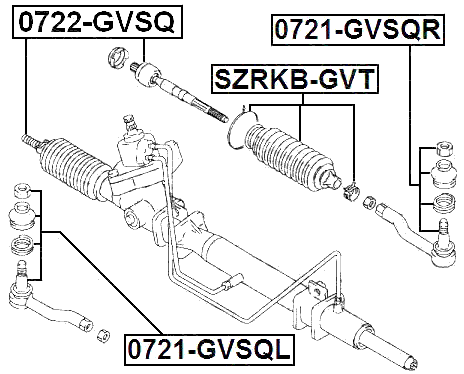 0722-GVSQ - STEERING TIE ROD