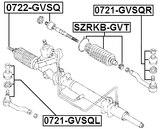 0722-GVSQ - STEERING TIE ROD