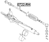 0722-RH - STEERING TIE ROD