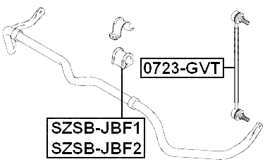 0723-GVT - FRONT STABILIZER LINK / SWAY BAR LINK