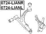 0724-LIANL - LEFT FRONT ARM