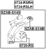 0724-RSLH - LEFT FRONT ARM