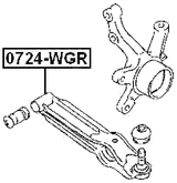 0724-WGR - FRONT LOWER ARM