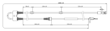 07606-001 - ABS SENSOR FRONT LEFT