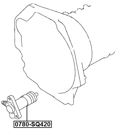 0780-SQ420 - CLUTCH SLAVE CYLINDER