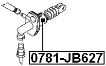 0781-JB627 - CLUTCH MASTER CYLINDER