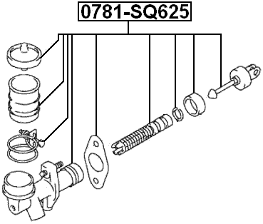 0781-SQ625 - CLUTCH MASTER CYLINDER