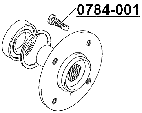 0784-001 - WHEEL STUD