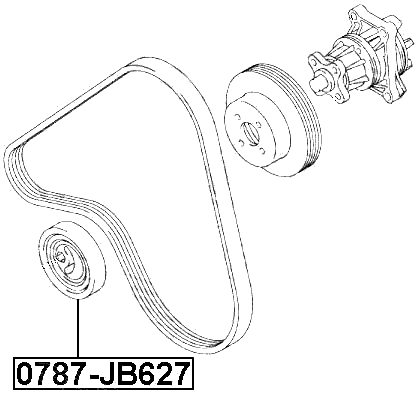 0787-JB627 - PULLEY TENSIONER