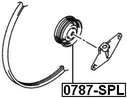 0787-SPL - PULLEY TENSIONER