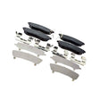 0801-W10F - PAD KIT, DISC BRAKE, FRONT - KIT (WITH ANTI SQUEAL SHIM, WITH BRACKETS) Braking System, Brake Pads