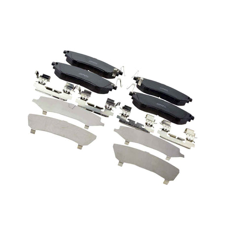 0801-W10F - PAD KIT, DISC BRAKE, FRONT - KIT (WITH ANTI SQUEAL SHIM, WITH BRACKETS) Braking System, Brake Pads